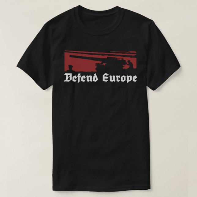 T-shirt Défendre l'Europe (Design devant)