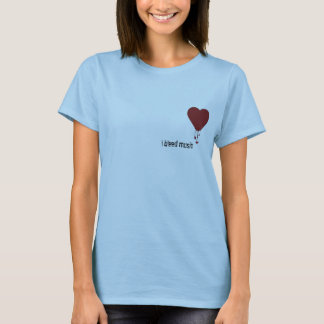 T-shirt Défenseur de la veuve et de l'orphelin, je saigne