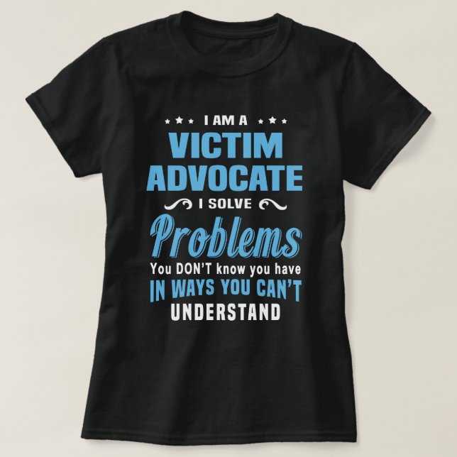 T-shirt Défenseur des victimes (Design devant)