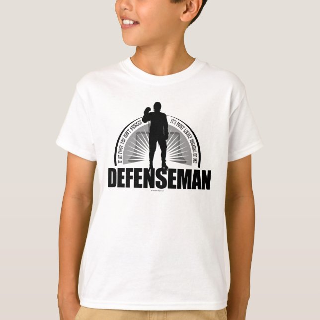 T-shirt Défenseur d'hockey (Devant)