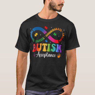 T-shirt Défenseur du symbole de l'infini de l'acceptation