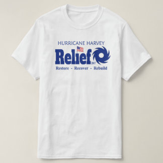 T-shirt d'effort des fonds d'aide de Harvey le