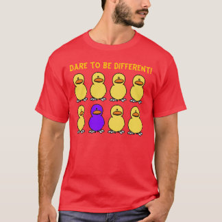 T-shirt Défi à être chemise différente