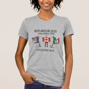 T-shirt Défi de football d'Amérique du Nord Unité 2026