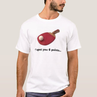 T-shirt Défi de ping-pong
