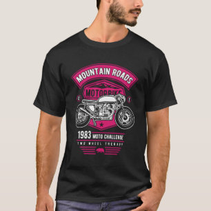 T-shirt Défi moto des routes de montagne