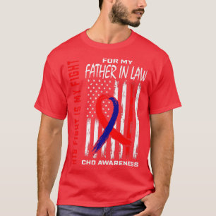 T-shirt Déficience Cardiaque Congénitale Père de la sensib