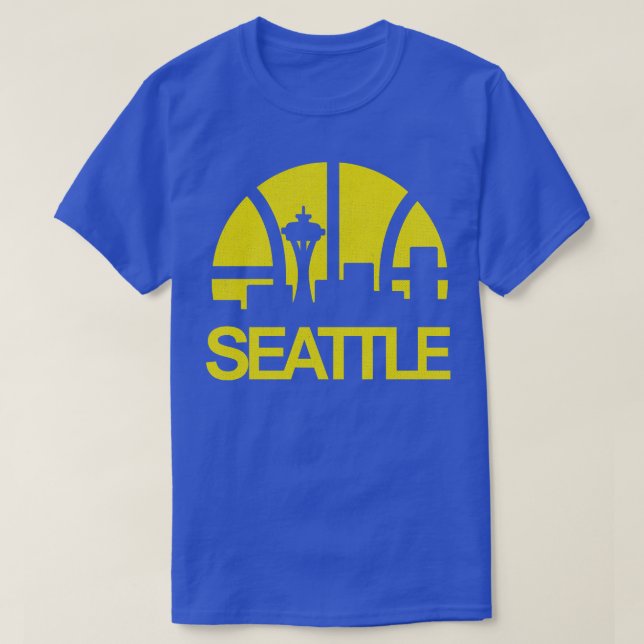 T-shirt Déficit Seattle Supersonics Skyline (Design devant)