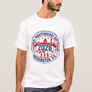 T-shirt Défilé de la fête nationale d'indépendance à Washi