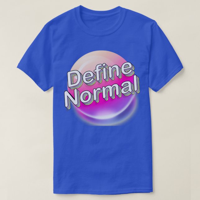 T-shirt Définir la normale (Design devant)