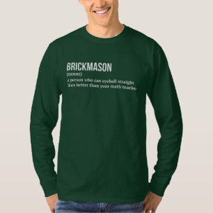 T-shirt Définition amusante de brique
