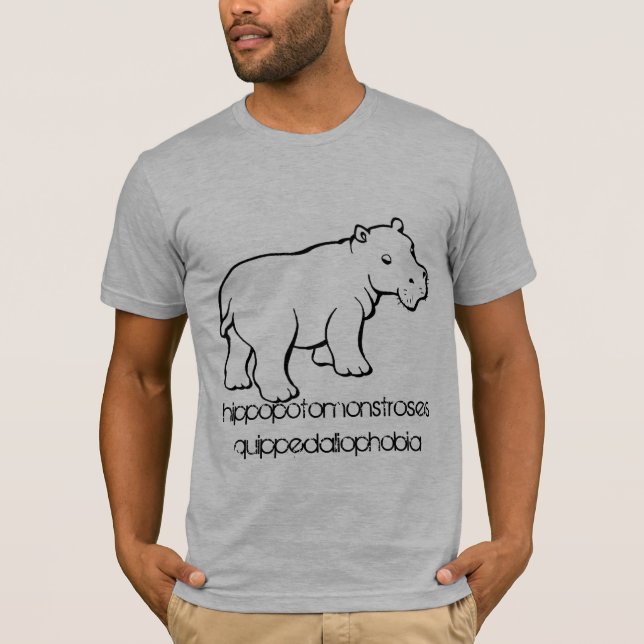 T-shirt DÉFINITION : Crainte de longs mots (Devant)