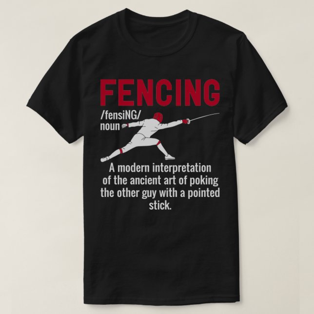 T-shirt Définition de clôture amusante (Design devant)