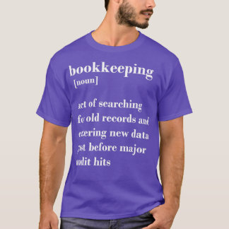 T-shirt Définition de devis de tenue de livres drôle