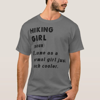 T-shirt Définition de fille randonnée
