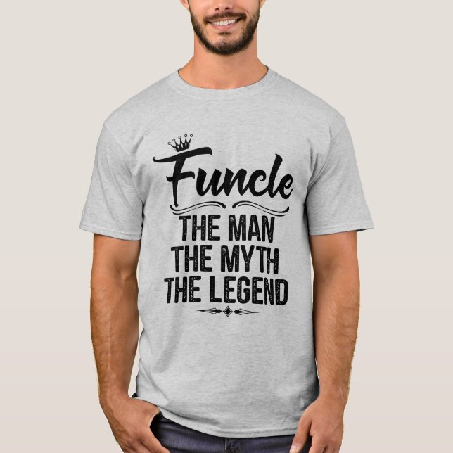 T-shirt Définition de Funcle l'homme la chemise de légende (Devant)