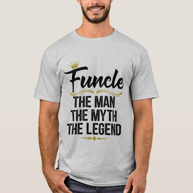 T-shirt Définition de Funcle l'homme la chemise drôle de (Devant)