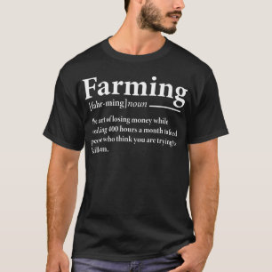 T-shirt Définition de l'agriculture Drôle d'agriculteur 