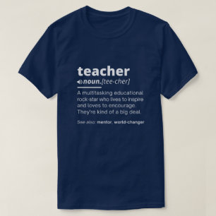 T-shirt Définition de l'enseignant - Drôle Enseignant Ense