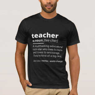 T-shirt Définition de l'enseignant - Drôle Enseignant Ense