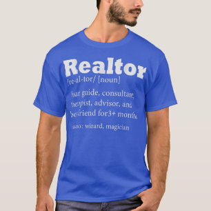 T-shirt Définition de l'immobilier Carrière