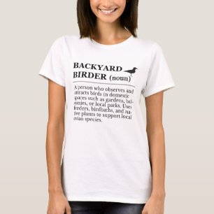 T-shirt Définition de l'observateur d'oiseaux de jardin - 