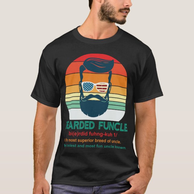 T-shirt Définition de l'oncle/du champignon porteur (Devant)