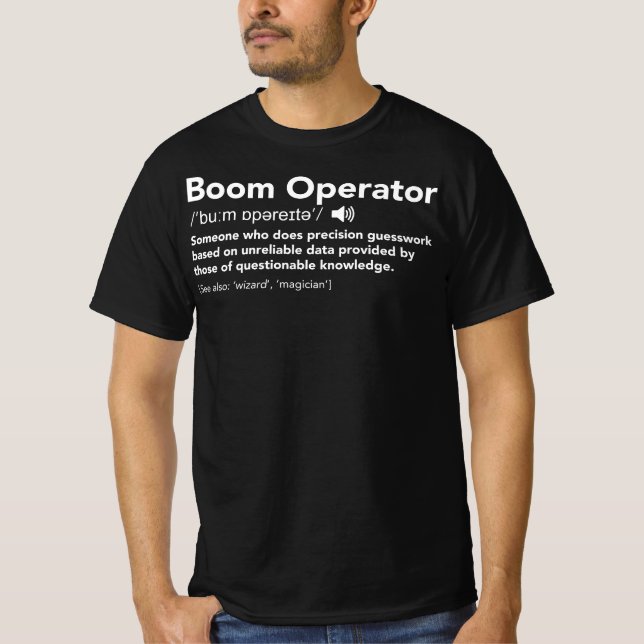 T-shirt Définition de l'opérateur de chambre T Chemise (Devant)