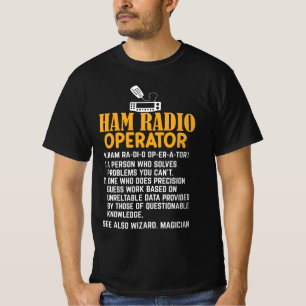 T-shirt Définition de l'opérateur radio de jambon