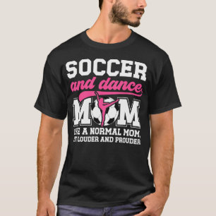 T-shirt Définition de Maman de Football et de Danse Danse