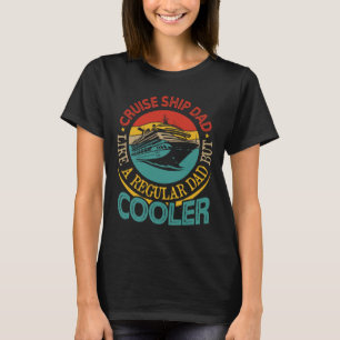T-shirt Définition de Papa de bateau de croisière Refroidi