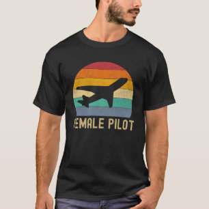 T-shirt Définition de pilote féminin - Aviation