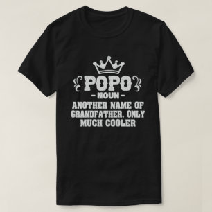 T-shirt Définition de Popo Drôle Signification Cool Cadeau