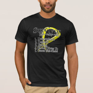T-shirt Définition de survivant - cancer du testicule