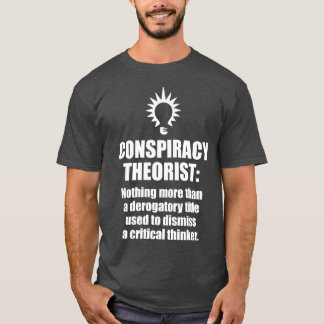 T-shirt Définition de théoricien de conspiration