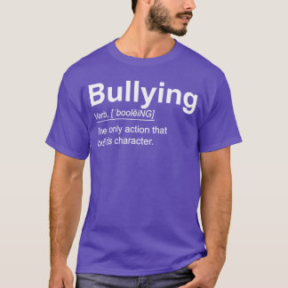 T-shirt Définition d'intimidationeule actionui construit l