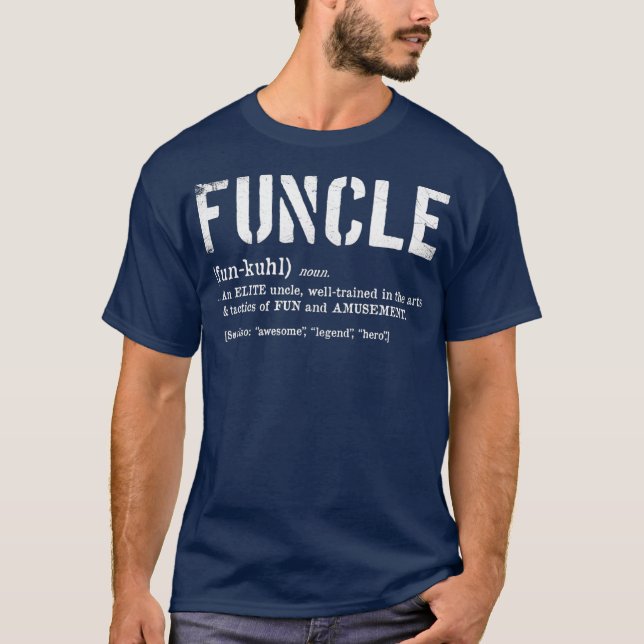 T-shirt Définition du champignon Style vétéran militaire A (Devant)