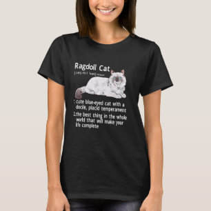 T-shirt Définition du chat Ragdoll Propriétaire de chat Ra