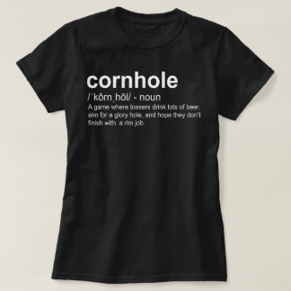 T-shirt Définition du dictionnaire Joueur Cornhole
