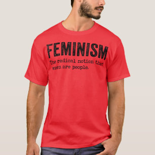 T-shirt Définition Du Féminisme Femmes Fortes Et Égalité D