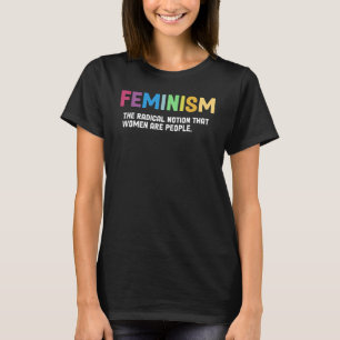 T-shirt Définition Du Féminisme Femmes Fortes Et Égalité D