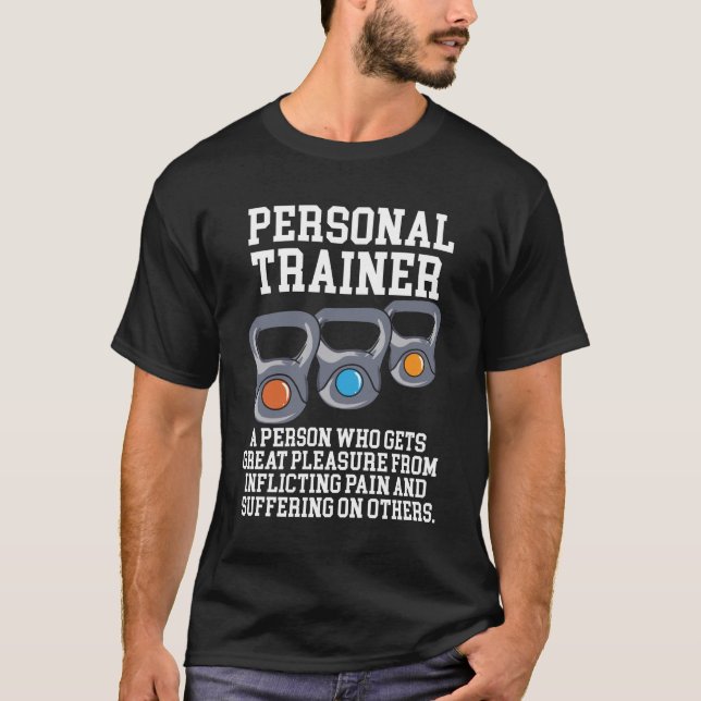T-shirt Définition du formateur personnel (Devant)