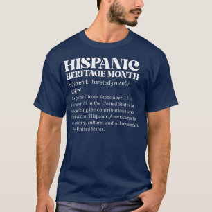 T-shirt Définition du Mois historique national