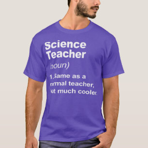 T-shirt Définition Du Professeur De Sciences 2023 Retour À