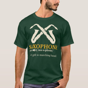 T-shirt Définition du saxophone