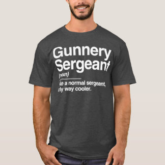 T-shirt Définition du sergent Gunnery