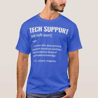 T-shirt Définition du support technique