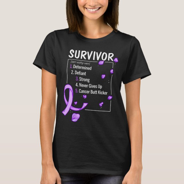 T-shirt définition du survivant de l'épilepsie (Devant)