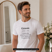 T-Shirt Définition Marié | Cadeau Marié