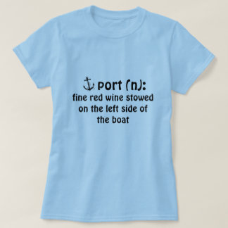 T-shirt Définition nautique de vin de port